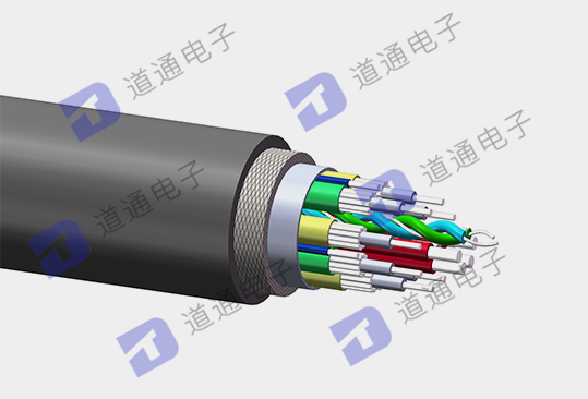 USB4 30#Coaxial*8C+(34#*1P+24#*1C+34#*1C+(34#+CM)*3C+PB  FRPE/TPE  OD4.50